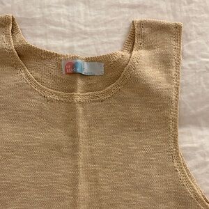FP Beach Tan Knit Tank Top